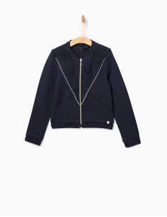 Gilet zippé fille Ikks
