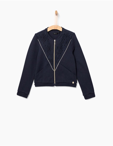 Gilet zippé fille Ikks