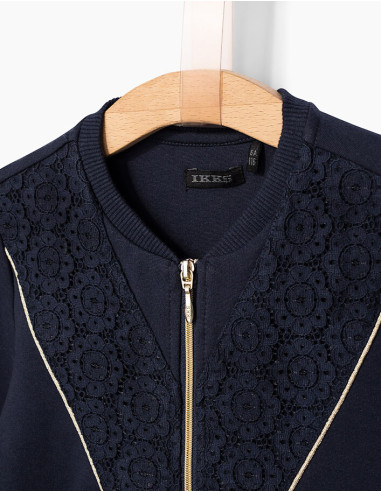 Gilet zippé fille Ikks