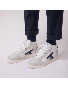 Baskets Faguo HAZELI blanches 2