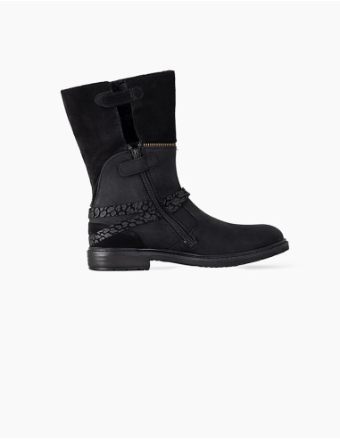 Boots Ikks en cuir