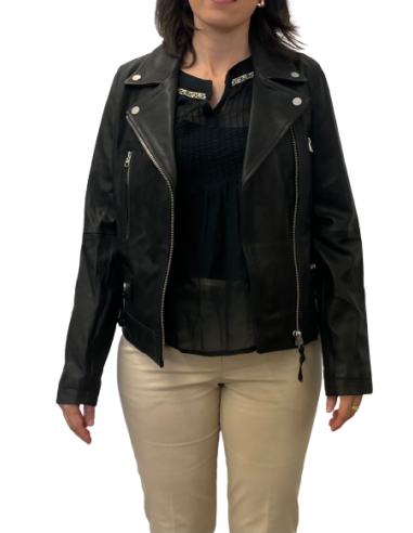 Veste cuir LEE