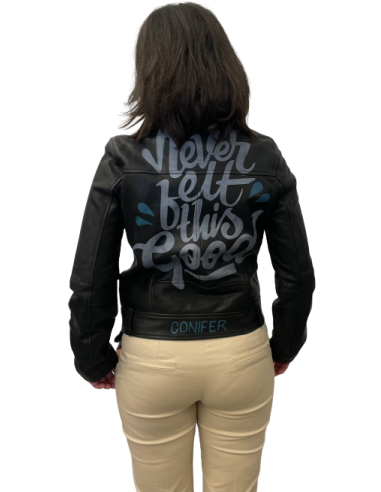Veste cuir LEE