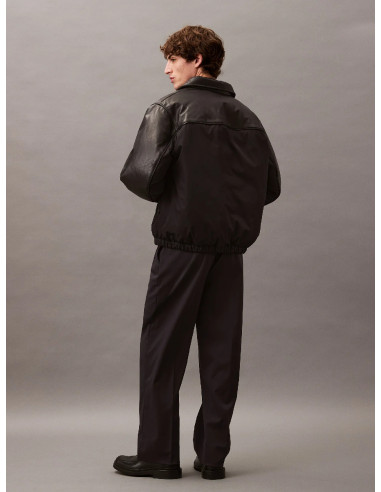 Bomber en cuir Calvin Klein